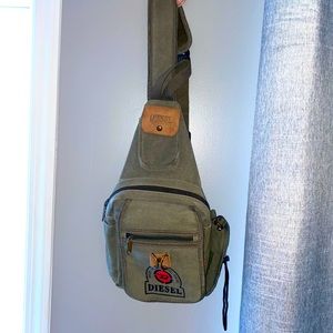 DIESEL spare parts over the shoulder bag